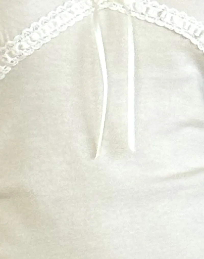 Tirzah Brushed Knit Top in Cream sold by Motel Rocks product image thumbnail 5