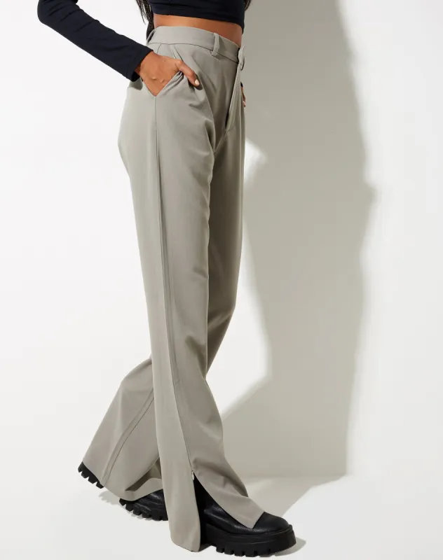 Grego Trouser in Green Beige sold by Motel Rocks