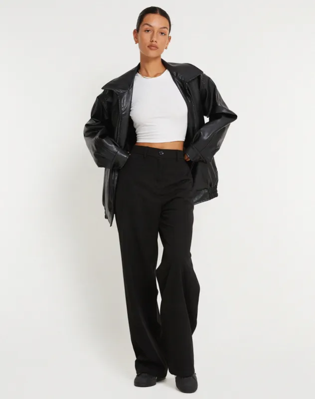 Abba Trouser in Black sold by Motel Rocks