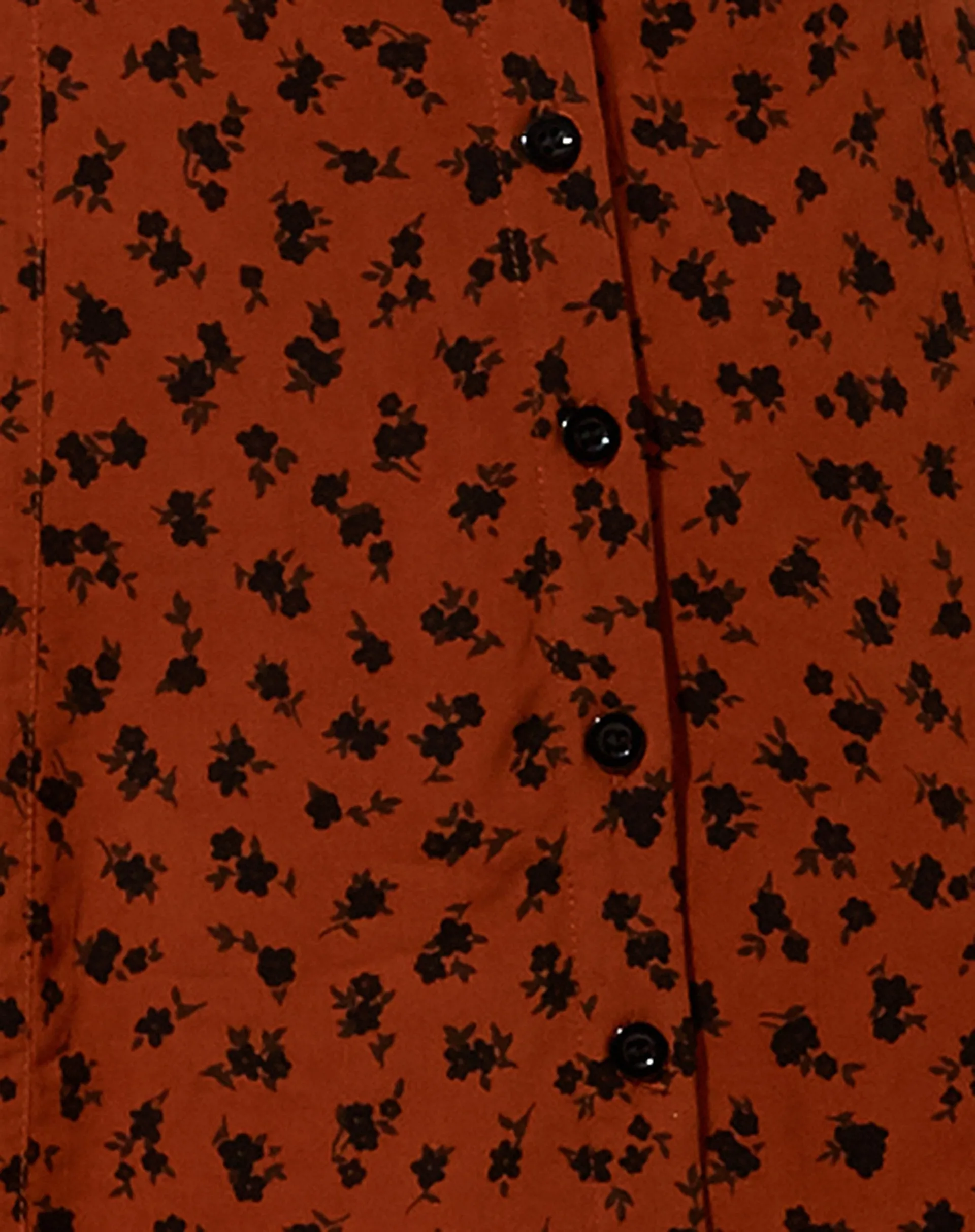 Sanrin Midi Dress in Dainty Daisy Bombay Brown sold by Motel Rocks product image thumbnail 5