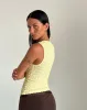 Mohala Top in Bubble Knit Soft Yellow sold by Motel Rocks