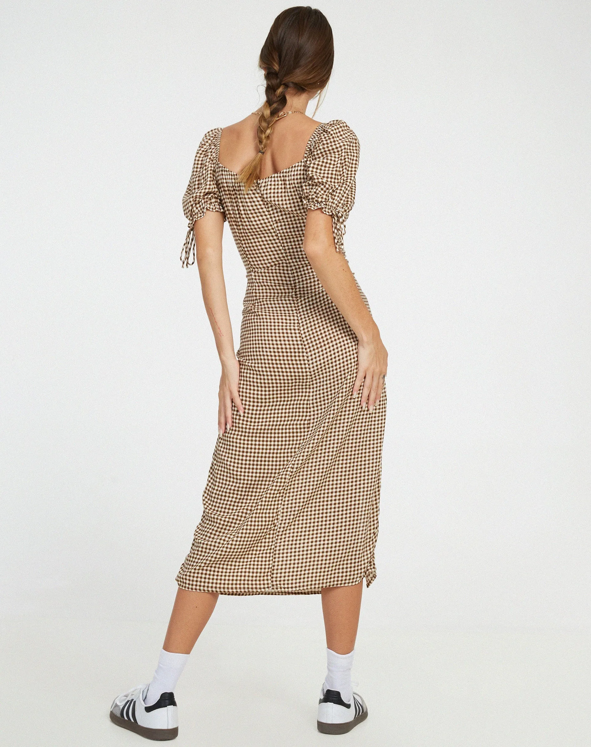 Cello Midi Dress in Mini Gingham sold by Motel Rocks product image thumbnail 2
