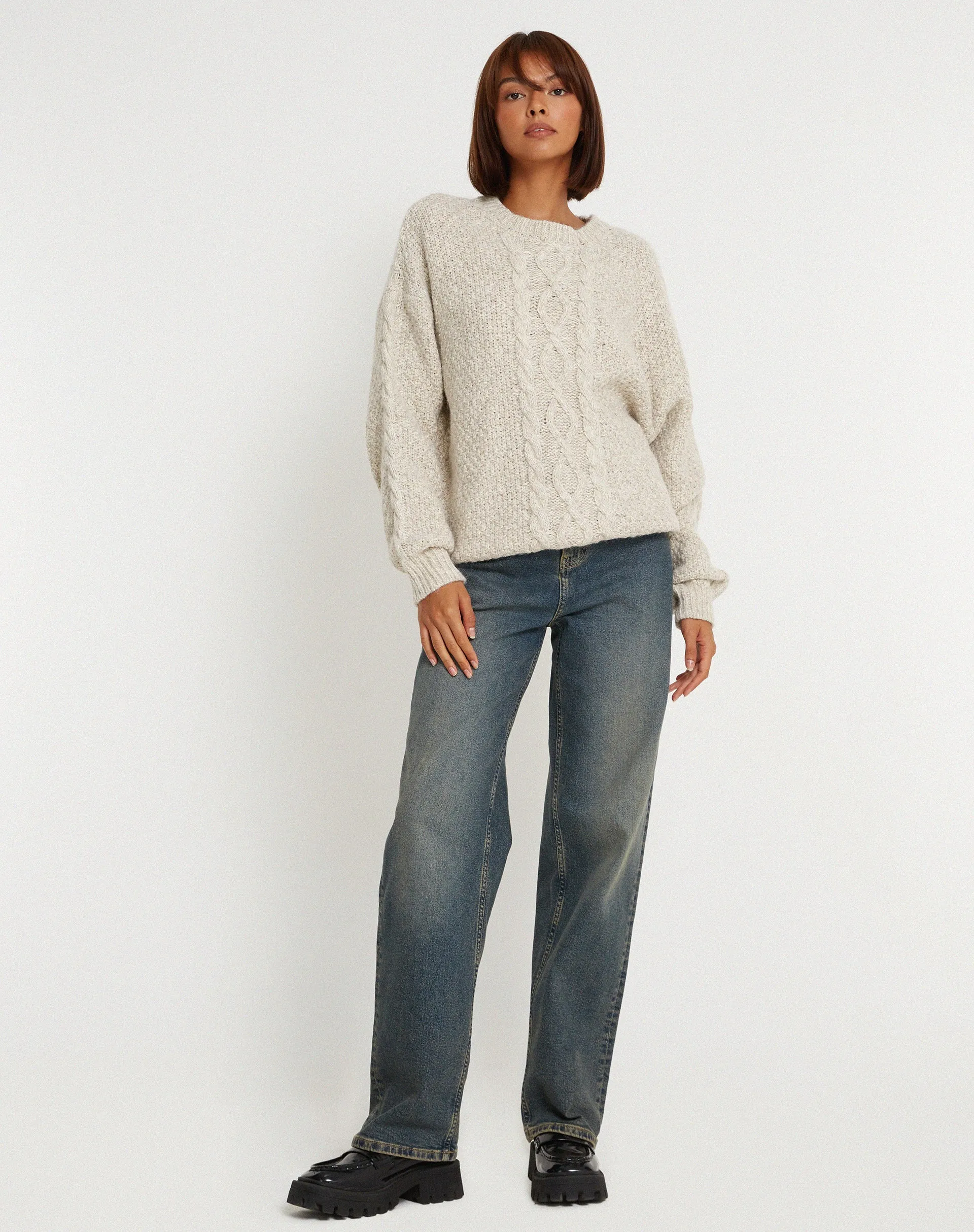 Chalih Jumper in Oatmeal sold by Motel Rocks product image thumbnail 5