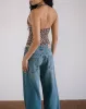 Cosimo Halterneck Top in Rar Leopard Sandstorm sold by Motel Rocks