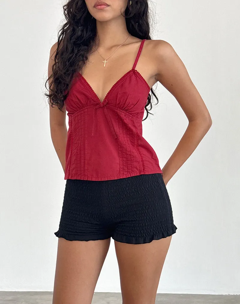Jepuni Cami Top in Adrenaline Red sold by Motel Rocks product image thumbnail 3
