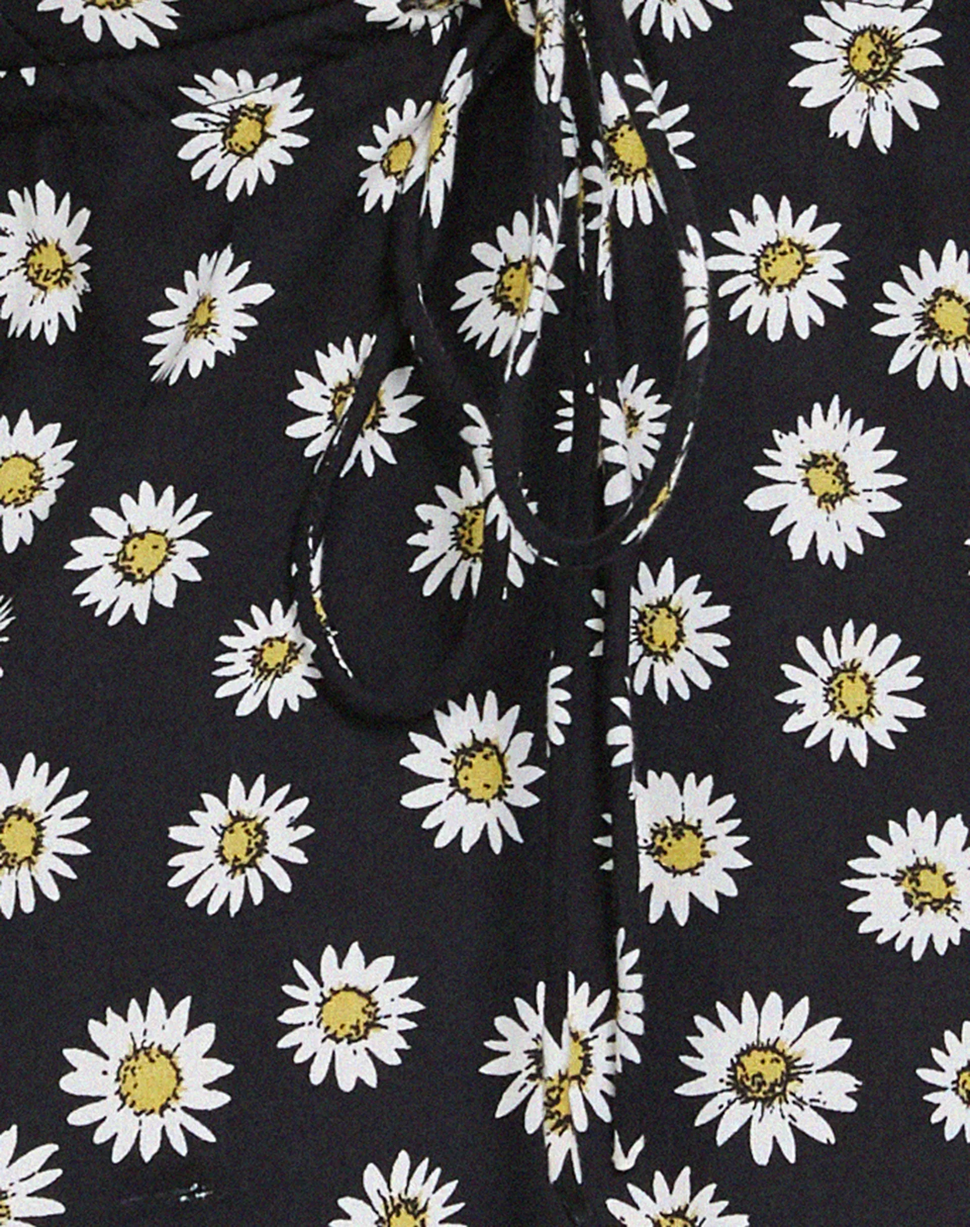 Senora Mini Dress in Grunge Daisy Black sold by Motel Rocks product image thumbnail 5