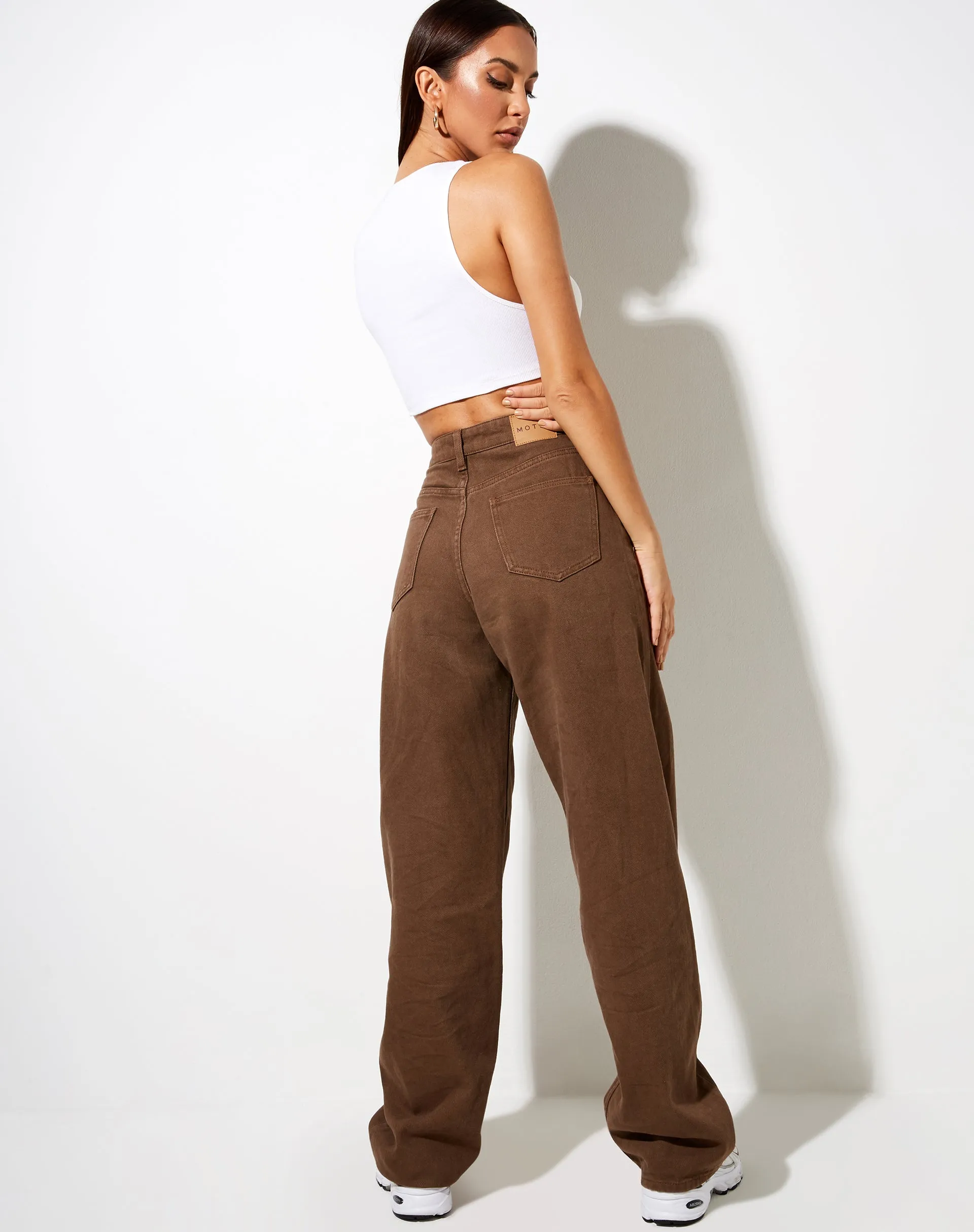 Gilly Crop Top in Rib Ivory sold by Motel Rocks product image thumbnail 4