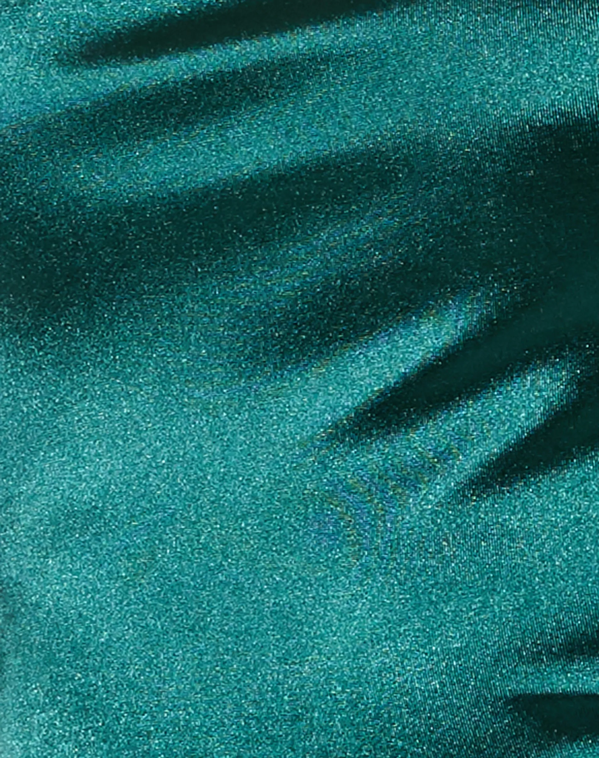 Ozka Crop Top in Satin Forest Green sold by Motel Rocks product image thumbnail 5