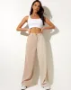 Abba Trouser in Contrast Tan and Beige sold by Motel Rocks