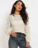 Jamin Jumper in Beige sold by Motel Rocks