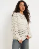 Jamin Jumper in Beige sold by Motel Rocks
