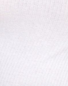 Medi One Shoulder Top in Ivory sold by Motel Rocks