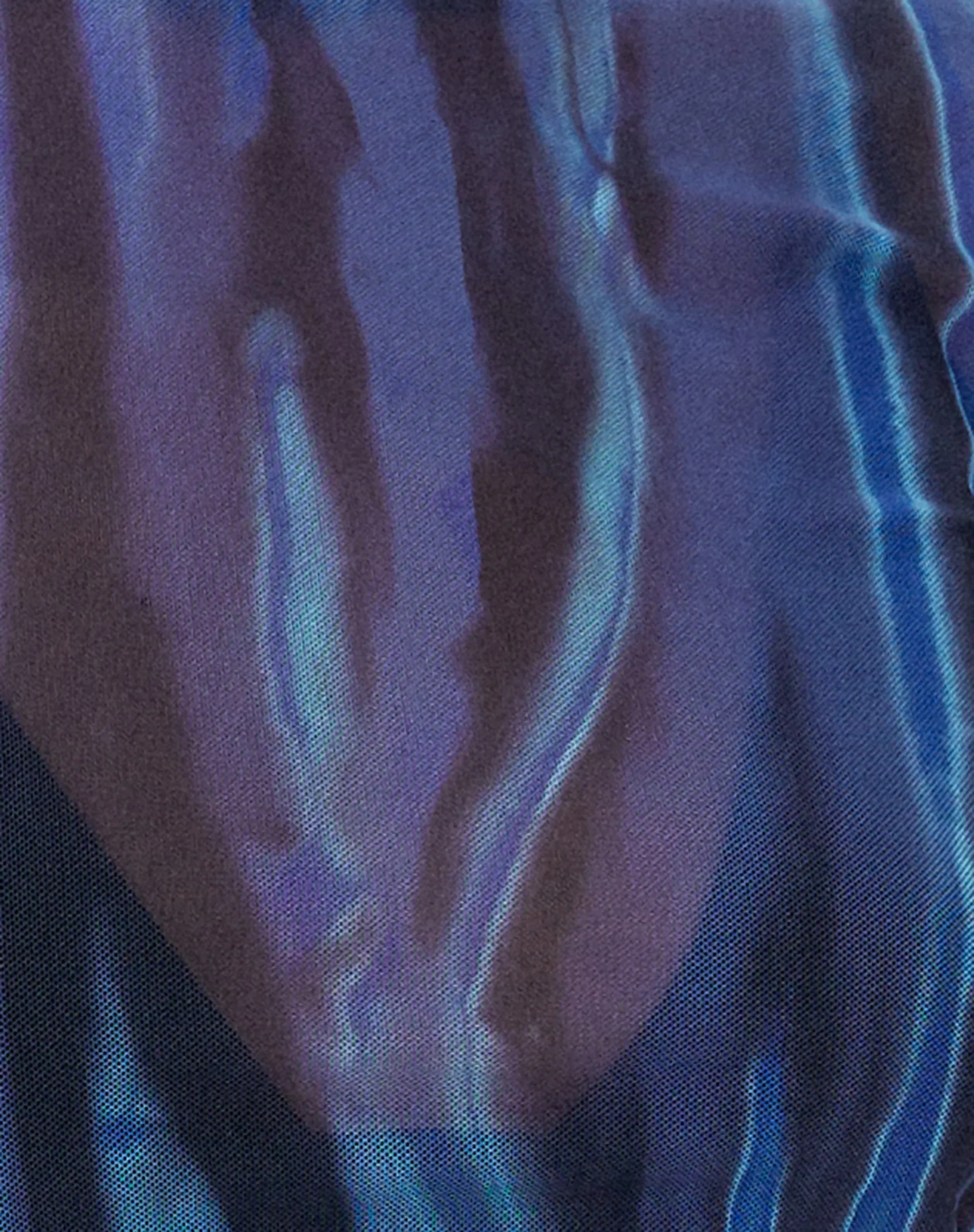 Zorani Short Sleeve Top in Colour Bleed Blue sold by Motel Rocks product image thumbnail 5