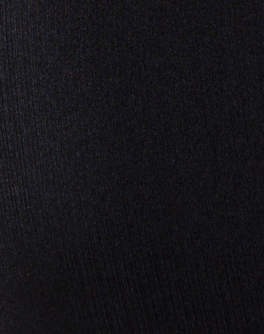 Hulana Dress in Nylon Spandex Black sold by Motel Rocks product image thumbnail 5