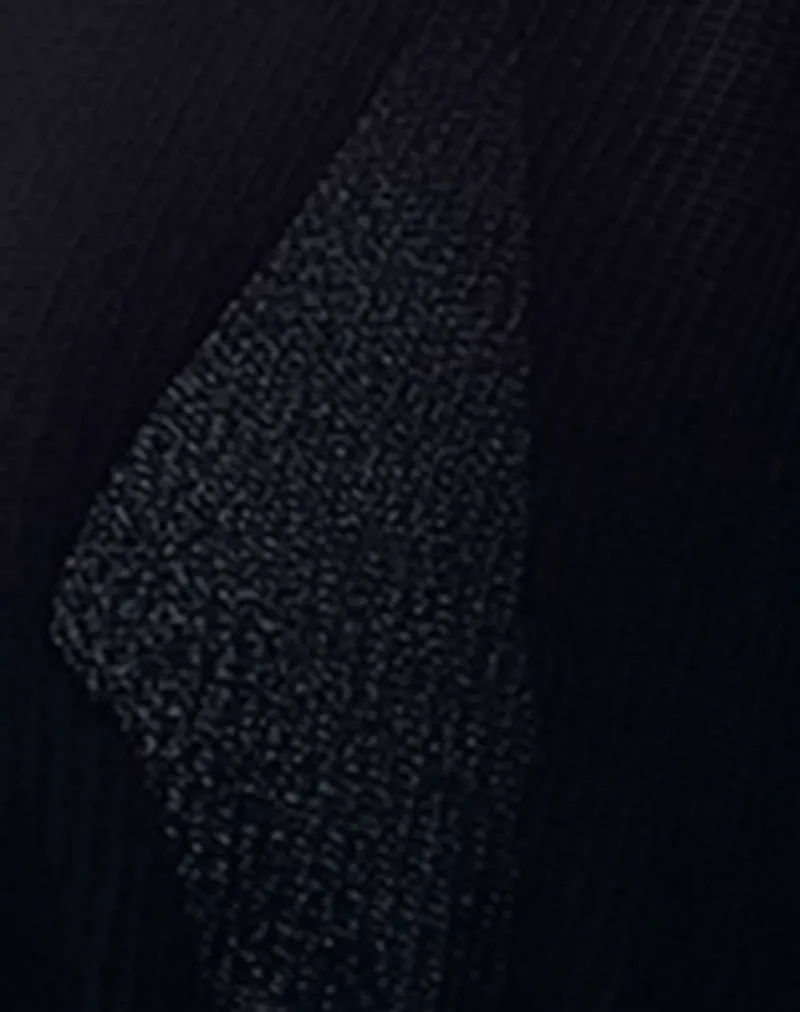 Tanisha Midi Skirt in Rib Knit Black sold by Motel Rocks product image thumbnail 5