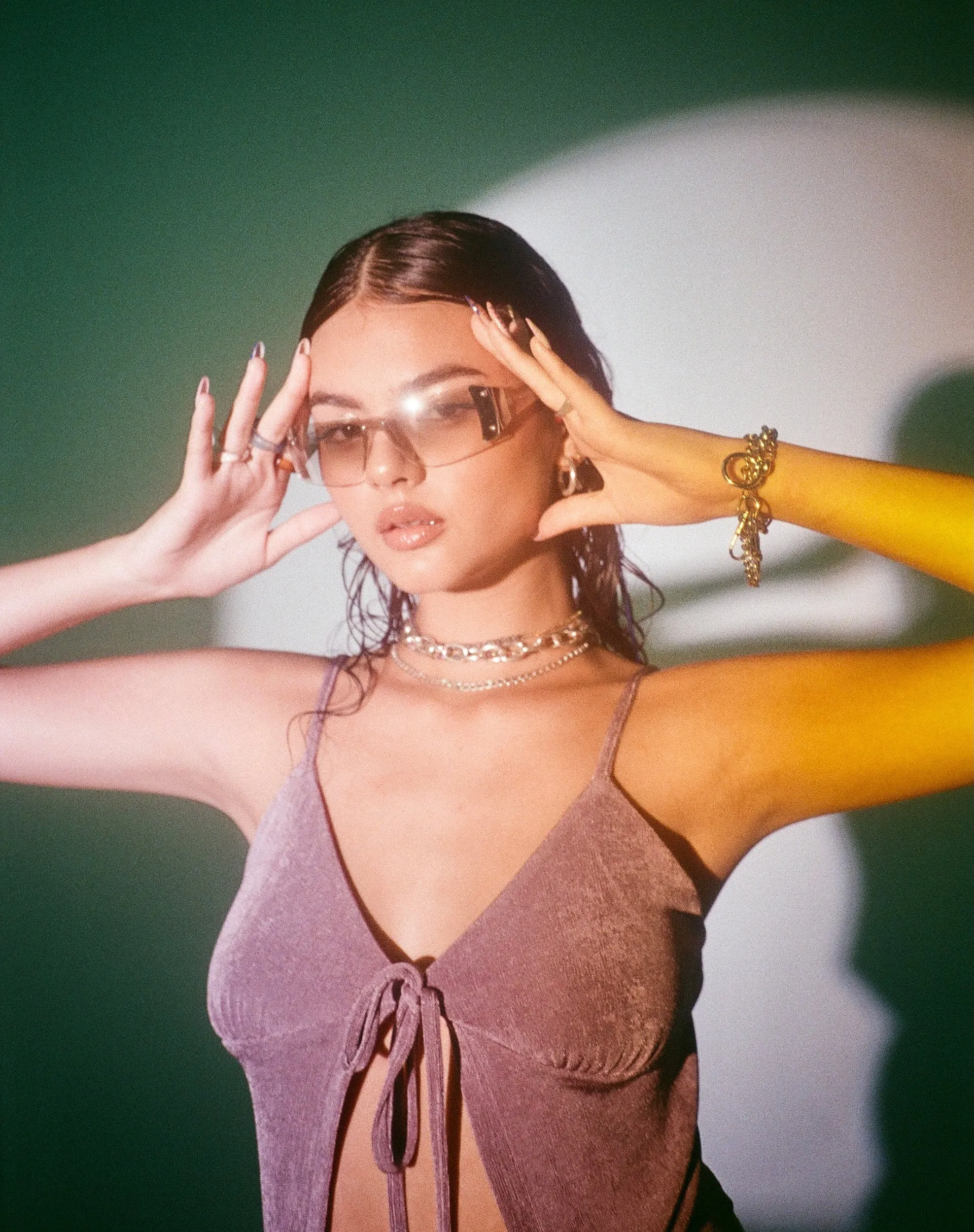 Rumak Cami Top in Crepe Lavender sold by Motel Rocks product image thumbnail 3