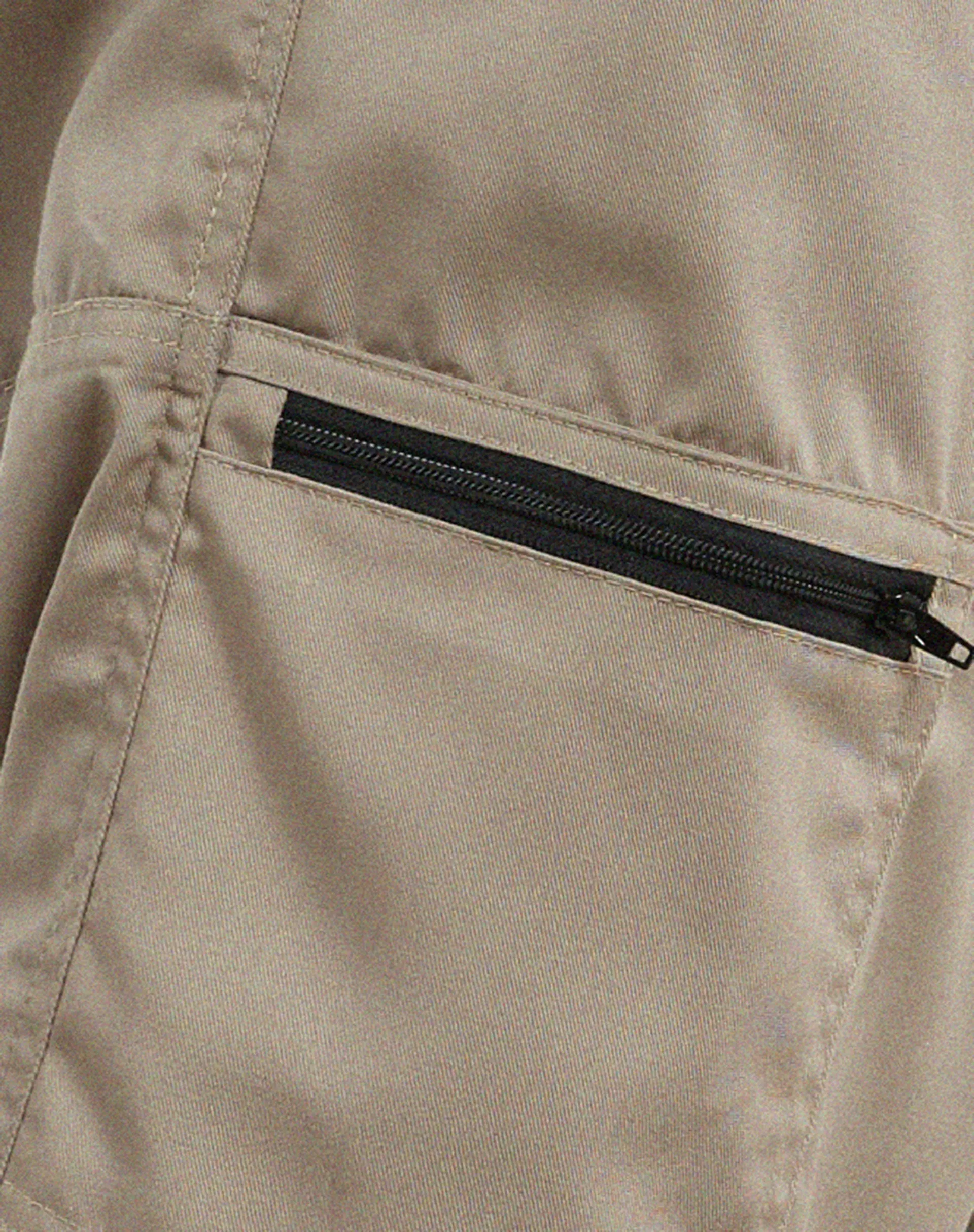 Xander Cargo Trouser in Cotton Drill Taupe sold by Motel Rocks product image thumbnail 5