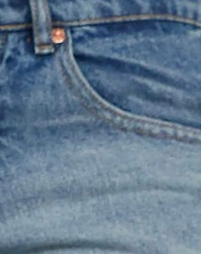 Low Rise Parallel Jeans in Powder Blue sold by Motel Rocks product image thumbnail 5