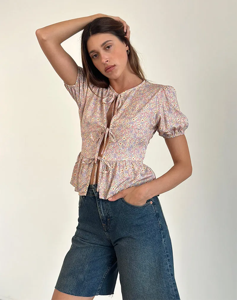 Ajasi Blouse in 70s Prairie Girl sold by Motel Rocks product image thumbnail 4