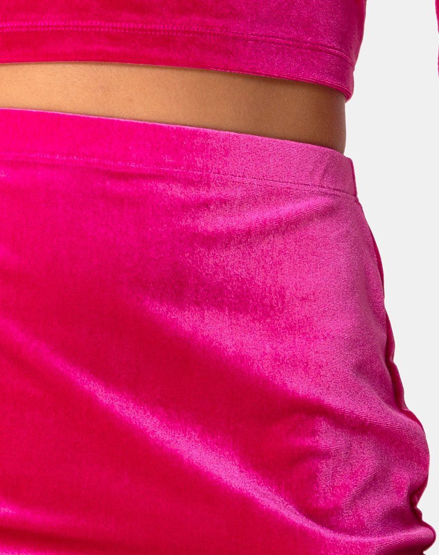 Cheri Skirt in Velvet Pink sold by Motel Rocks product image thumbnail 5