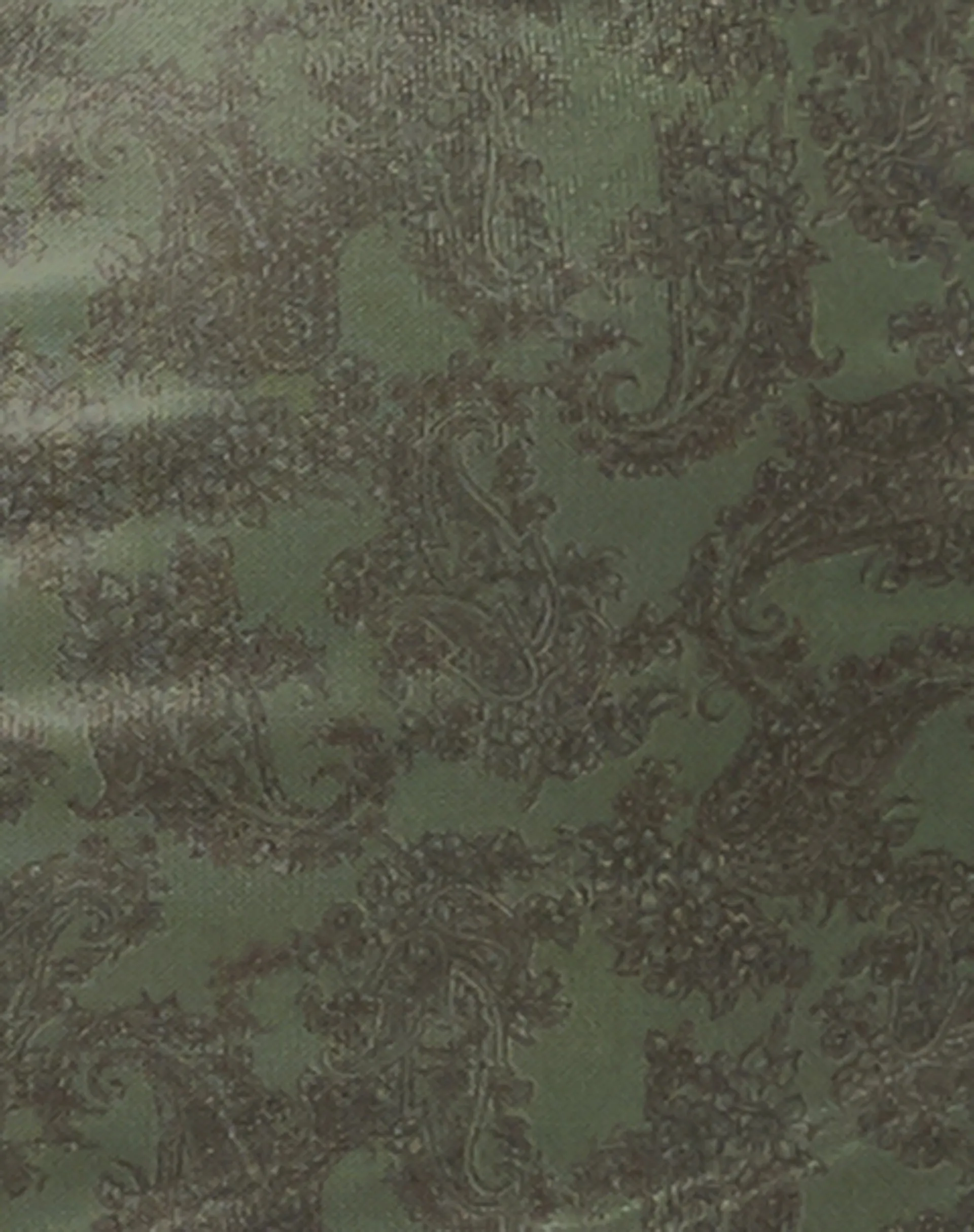 Cotina Midi Dress in Mono Paisley Green sold by Motel Rocks product image thumbnail 5