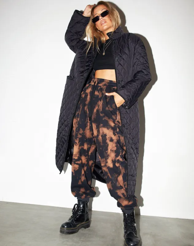 Zaza Coat in Black sold by Motel Rocks