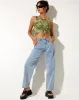 Lasa Vest Top in Blurred Floral sold by Motel Rocks