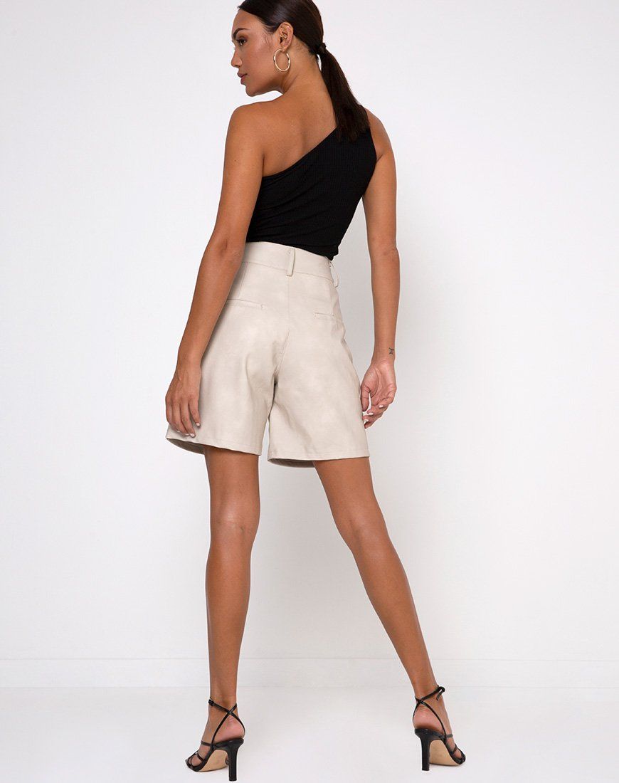 Dab Highwaisted Short in Pu Stone sold by Motel Rocks product image thumbnail 4