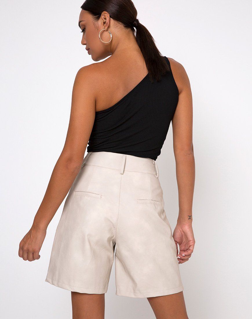 Dab Highwaisted Short in Pu Stone sold by Motel Rocks product image thumbnail 2
