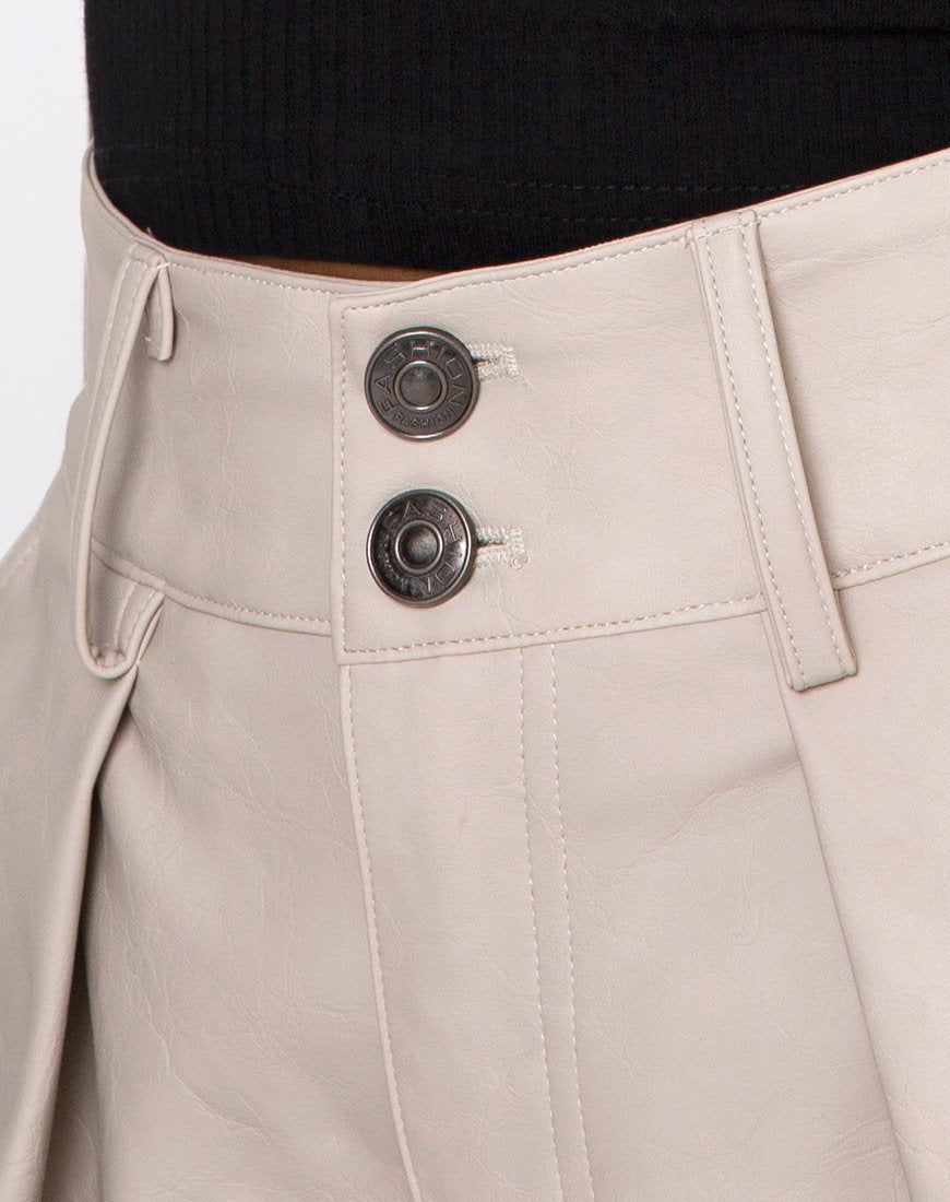 Dab Highwaisted Short in Pu Stone sold by Motel Rocks product image thumbnail 5