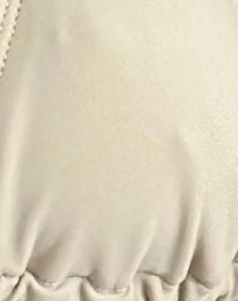 Pami Bikini Top in Nude with Single Bead sold by Motel Rocks product image thumbnail 5