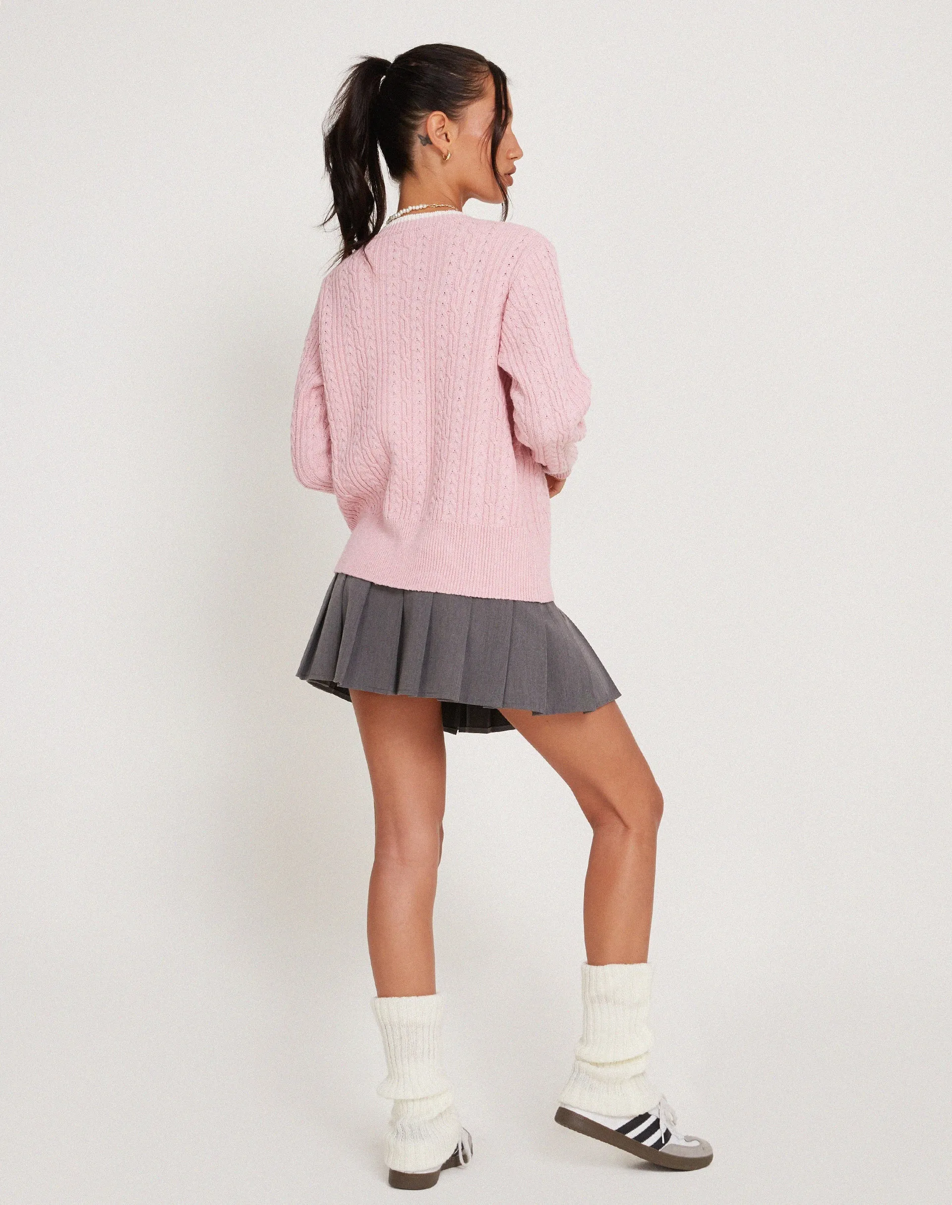 Bavana Cardigan in Pink sold by Motel Rocks product image thumbnail 5