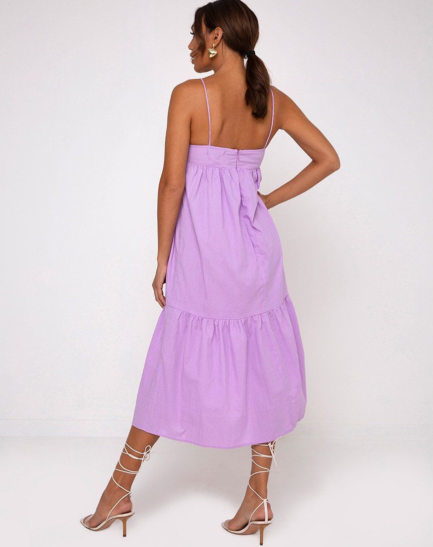 Xier Midi Dress in Lilac sold by Motel Rocks product image thumbnail 4