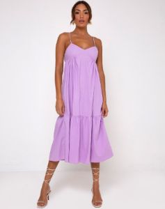 Xier Midi Dress in Lilac sold by Motel Rocks