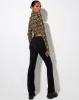 Ryals Crop Top in Patchwork Daisy Brown sold by Motel Rocks
