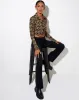 Ryals Crop Top in Patchwork Daisy Brown sold by Motel Rocks