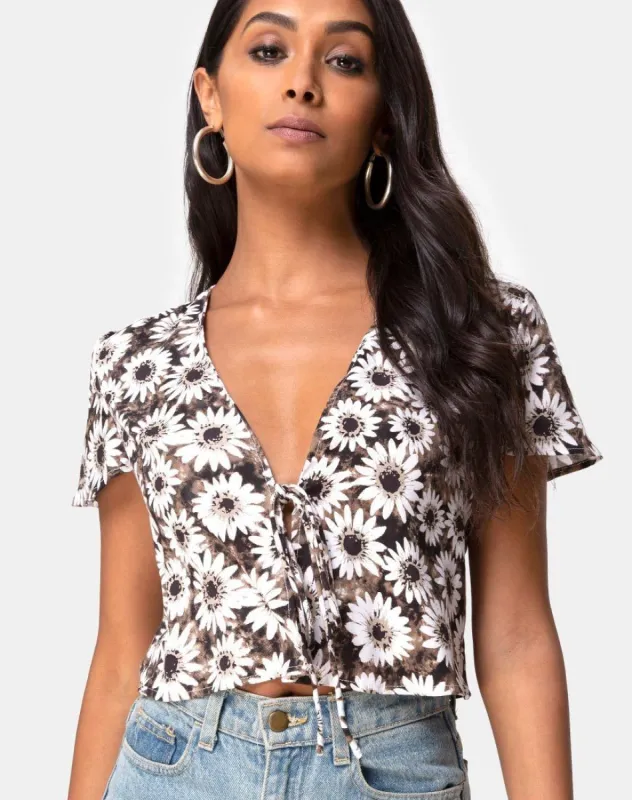 Vaco Blouse in Dyed Daisy sold by Motel Rocks
