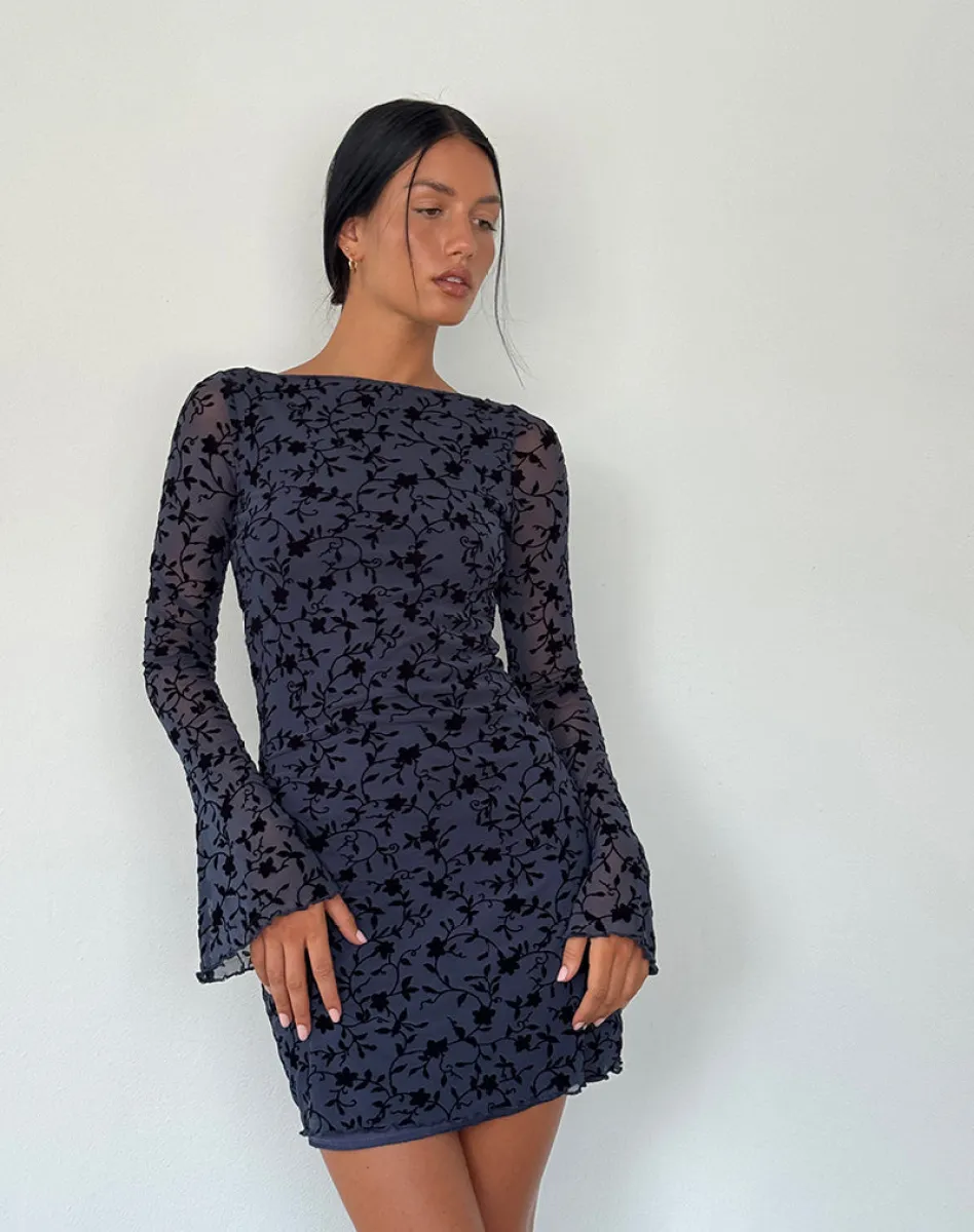 bec and bridge floral mini dress COLMAR ASYM MINI DRESS