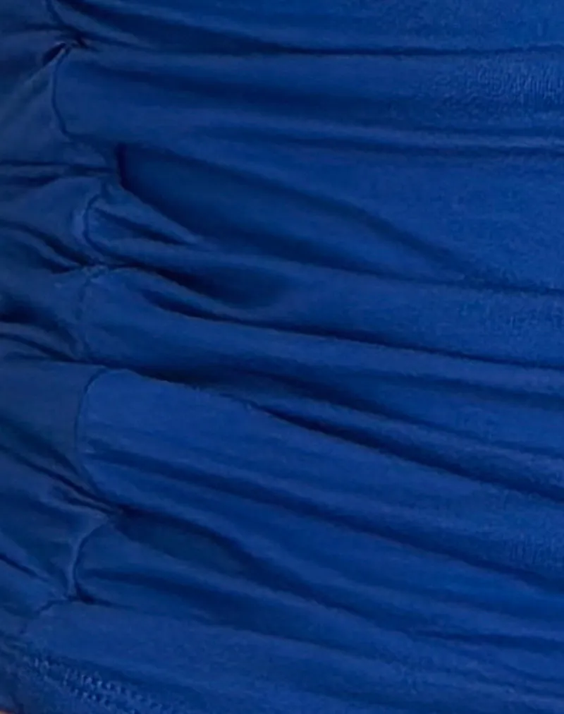 Sunbeya Asymmetric Top in Cobalt sold by Motel Rocks product image thumbnail 4