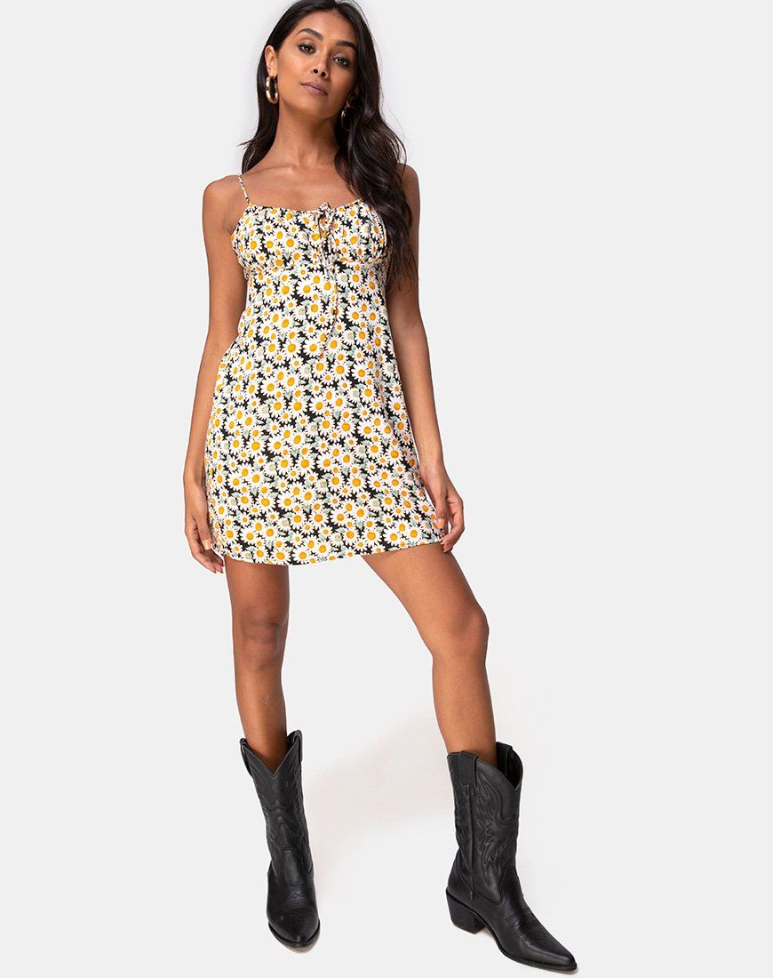 Kumala Slip Dress in Delightful Daisy sold by Motel Rocks product image thumbnail 4