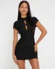 Yanzi Mini Dress in Black sold by Motel Rocks