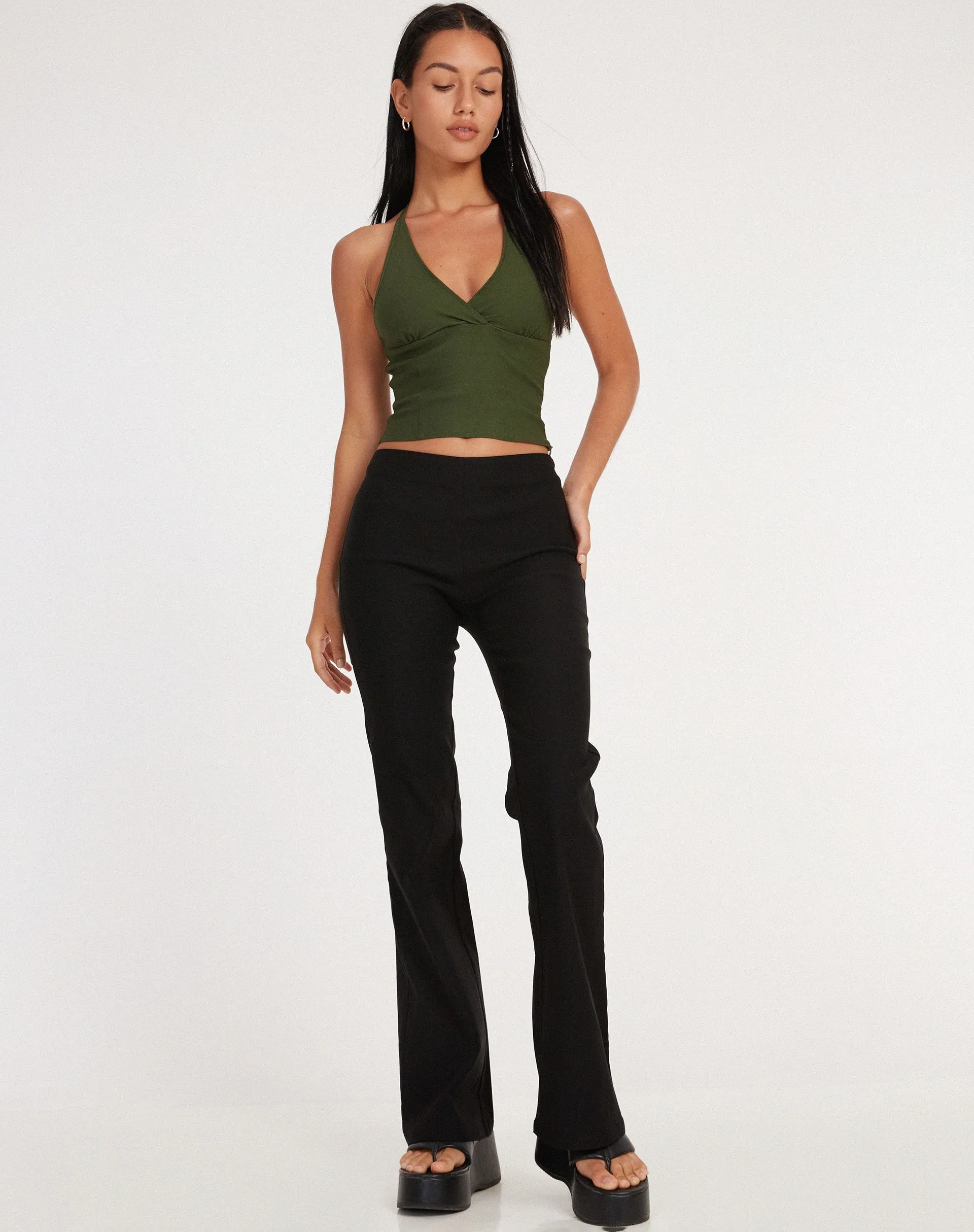 Hajari Top in Olive sold by Motel Rocks product image thumbnail 4