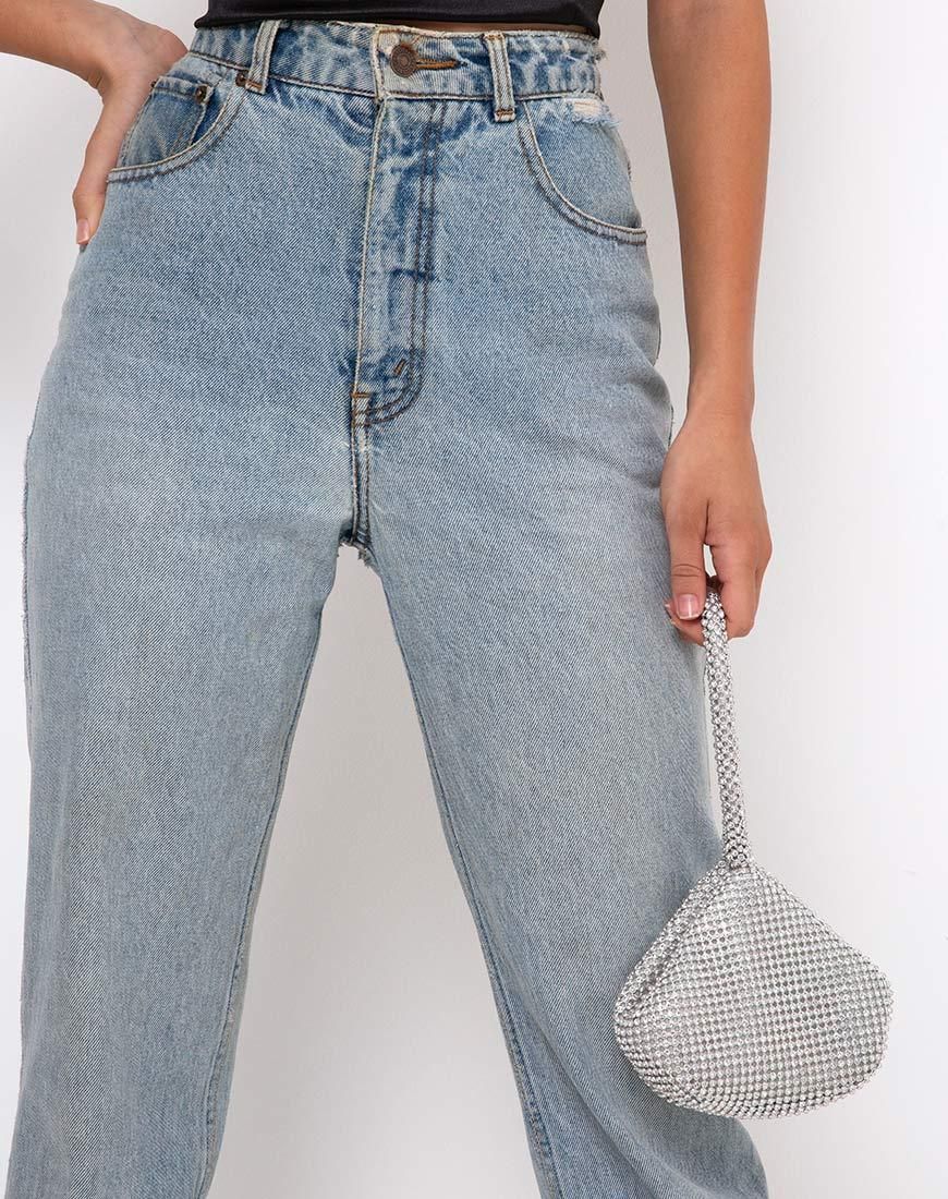 Chloe Purse in Silver sold by Motel Rocks product image thumbnail 3