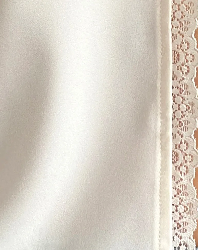 Selene Top in Satin Ivory sold by Motel Rocks product image thumbnail 5