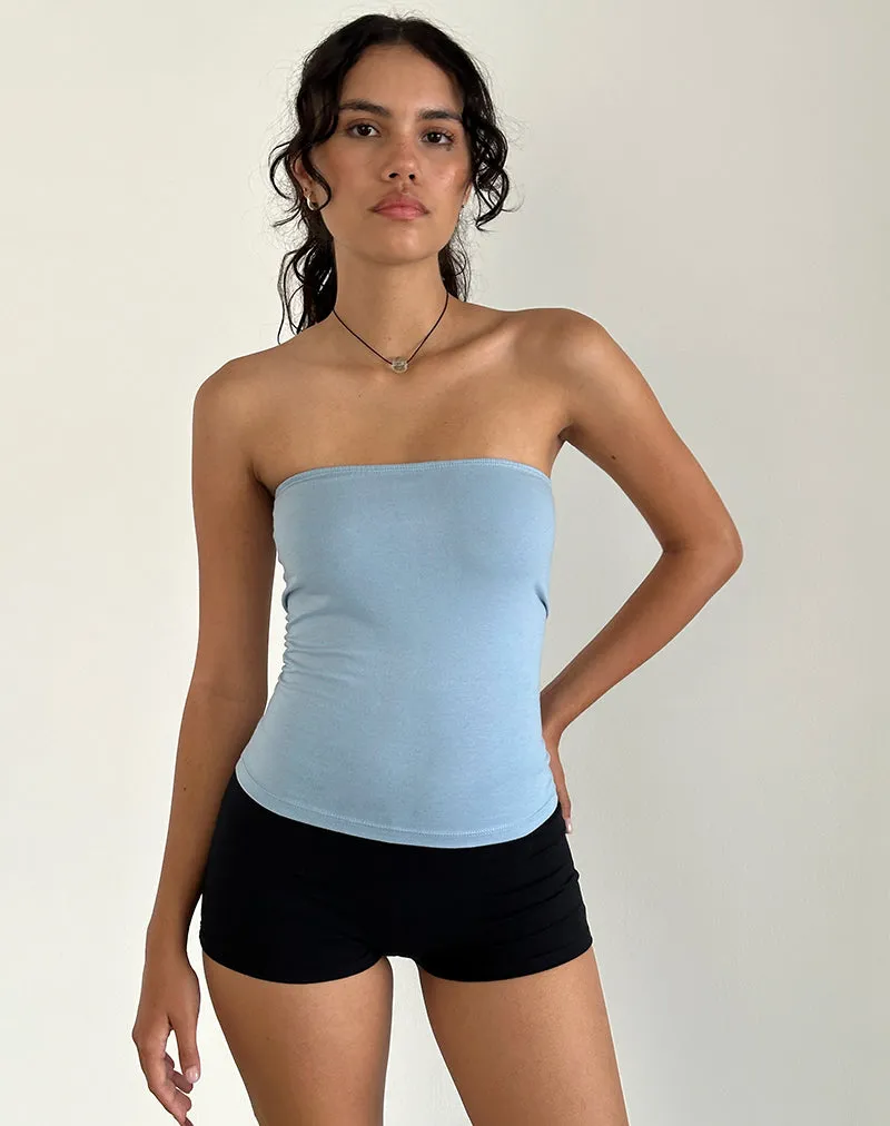 Shaelo Bandeau Top in Nantucket Blue sold by Motel Rocks product image thumbnail 4