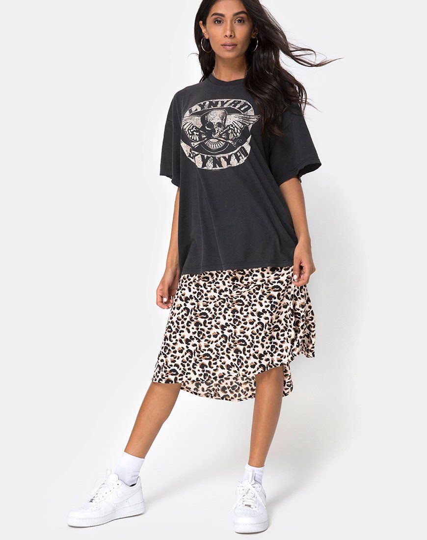 Tauri Midi Skirt in Pink Panther sold by Motel Rocks product image thumbnail 4