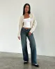 Low Rise Parallel Jeans in Bright Blue sold by Motel Rocks
