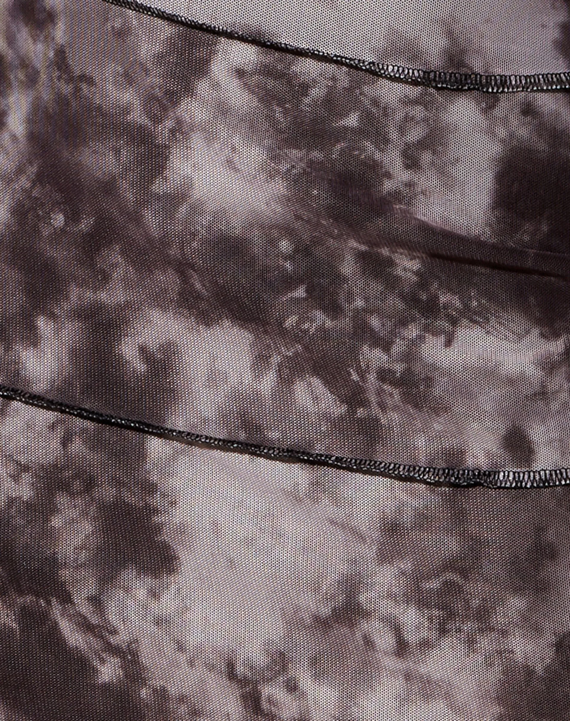 Besky Mini Dress in Mesh Smoke Black Grey sold by Motel Rocks product image thumbnail 5