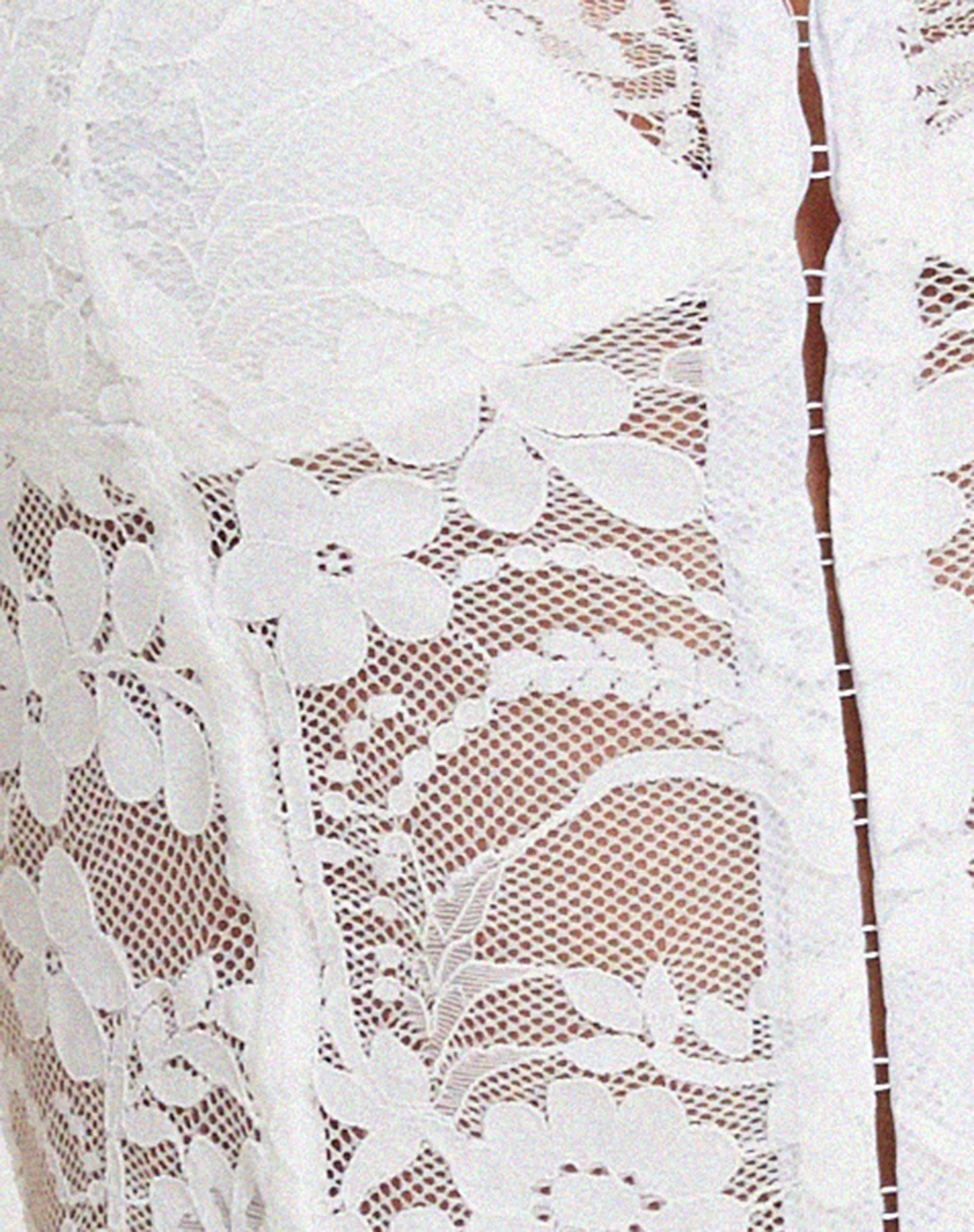 Yenko Crop Top in Lace Ivory sold by Motel Rocks product image thumbnail 5