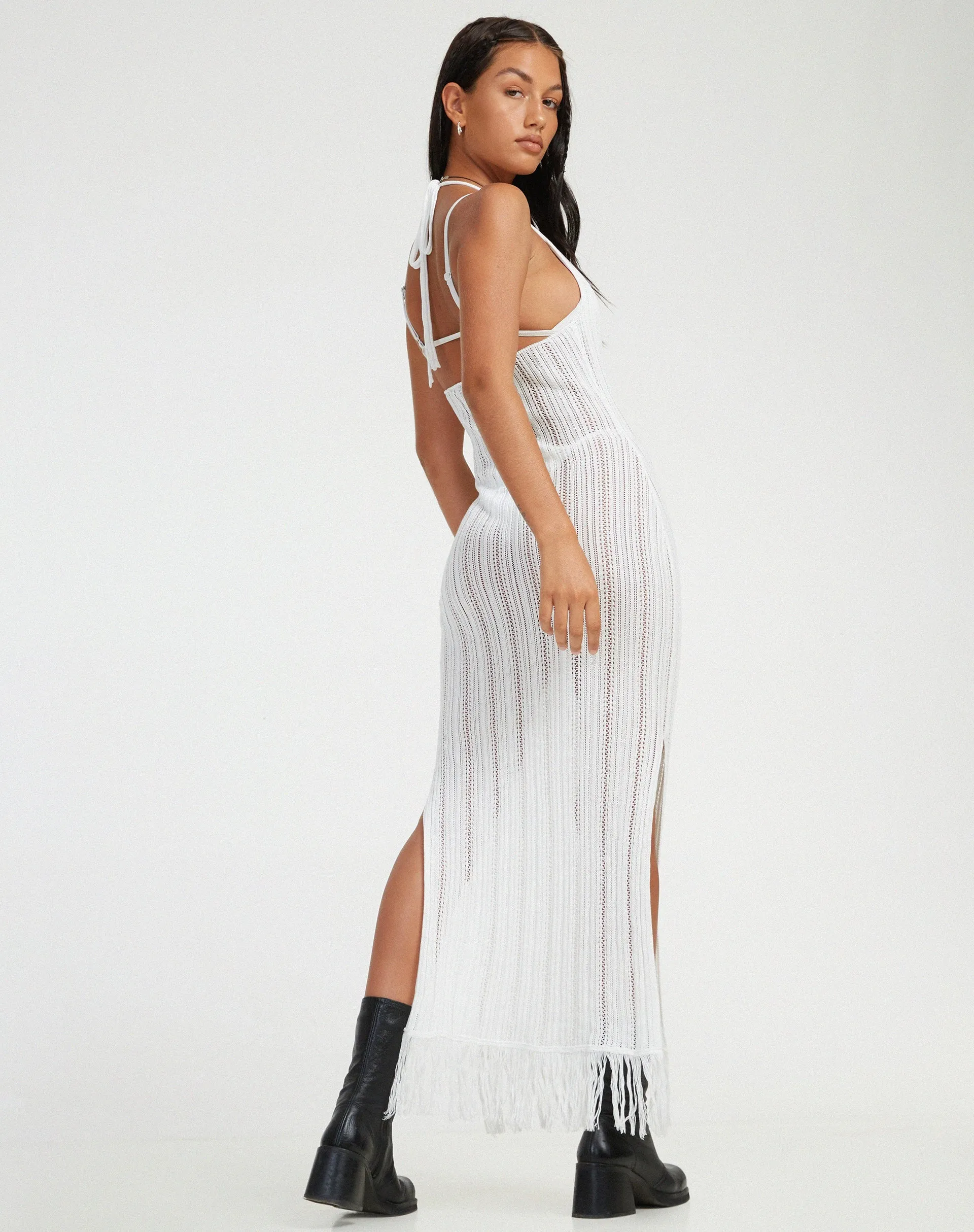 Erla Maxi Dress in Ivory sold by Motel Rocks product image thumbnail 2